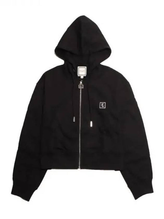 Back logo hooded zip up black - WOOYOUNGMI - BALAAN 1