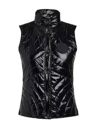 LADIES Quilted Nylon Claude Merino G4LF23O53 Onyx Women s Vest - G/FORE - BALAAN 1