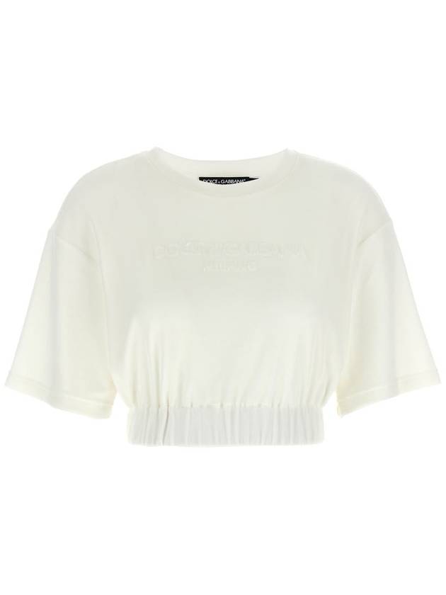 Banded Waist T-Shirt F8U45ZGDBZT - DOLCE&GABBANA - BALAAN 2