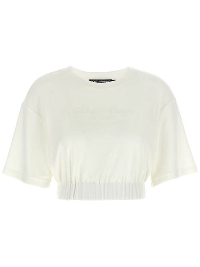 Banded Waist T-Shirt F8U45ZGDBZT - DOLCE&GABBANA - BALAAN 2