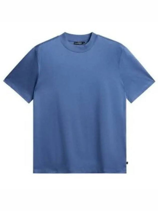 Ace Mock Neck Short Sleeve T-Shirt Bijou Blue - J.LINDEBERG - BALAAN 2