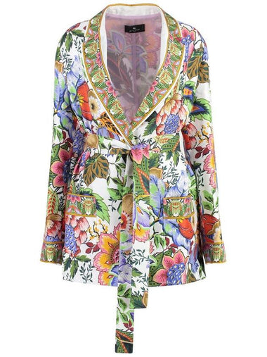 Etro Printed Silk Night Gown - ETRO - BALAAN 1