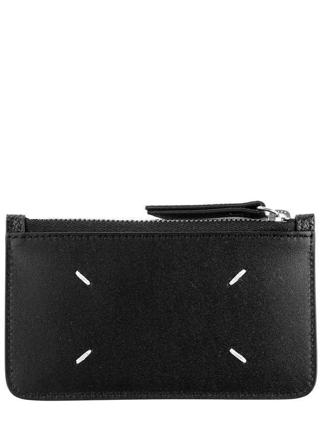 Stitch Zipper Card Wallet Black - MAISON MARGIELA - BALAAN 2