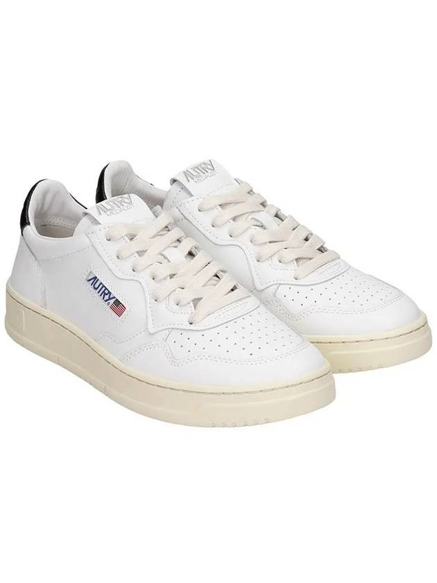 Medalist Black Tab Low Top Sneakers White - AUTRY - BALAAN 5