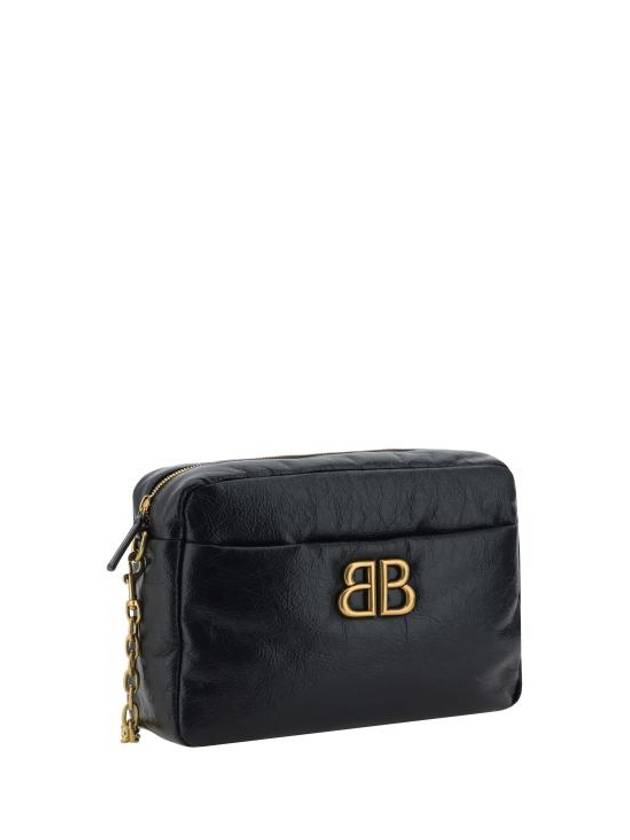 Monaco Camera Small Cross Bag Black - BALENCIAGA - BALAAN 3