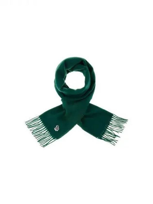 PS Zebra Patch Wool Scarf Green 271447 - PAUL SMITH - BALAAN 1