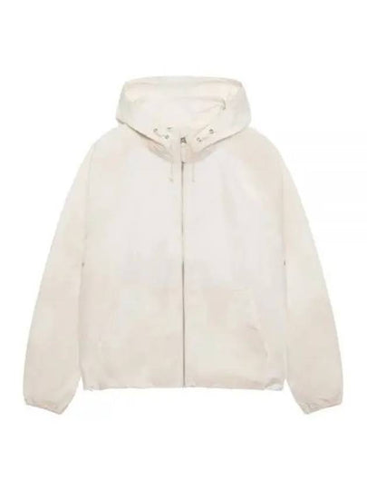 Wave Dye Beach Shell Zip-Up Hoodie Bone - STUSSY - BALAAN 2