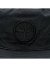 Logo Patch Bucket Hat Navy - STONE ISLAND - BALAAN 5