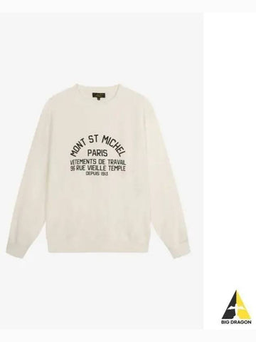 LE MONT ST MICHEL Unisex Sweatshirt White - LE MONDE BERYL - BALAAN 1