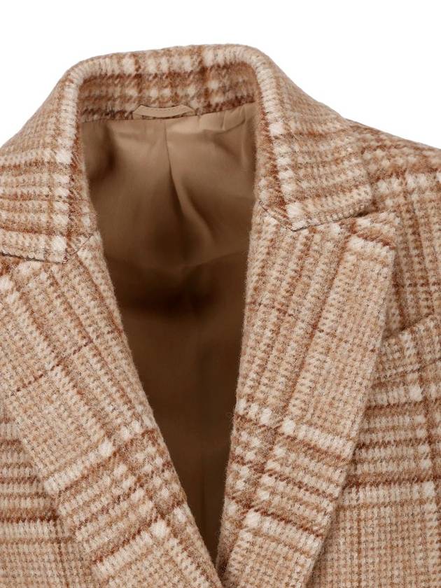 Plaid Double Breasted Coat MD5579761C001 - BRUNELLO CUCINELLI - BALAAN 4