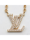 LV Iconic Crystal Necklace Gold - LOUIS VUITTON - BALAAN 4