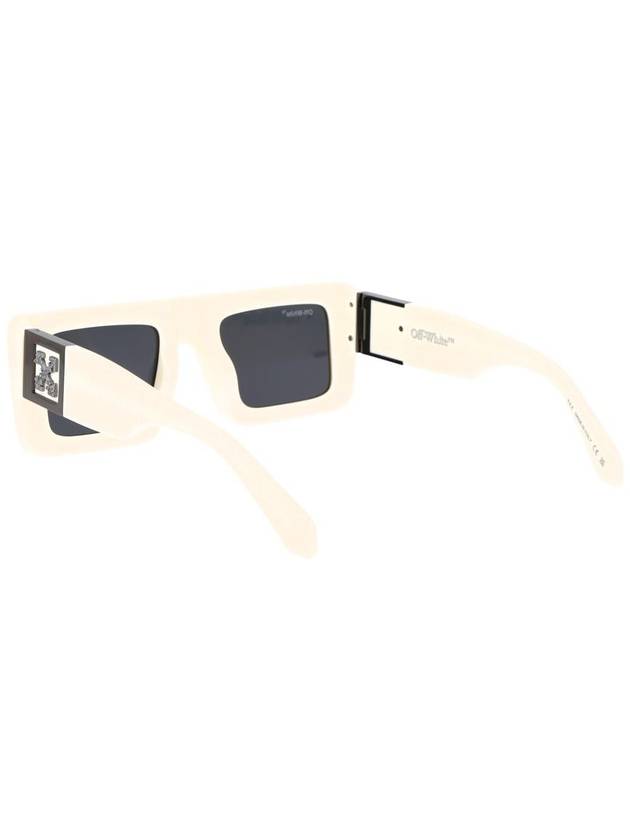 Leonardo rectangular frame sunglasses - OFF WHITE - BALAAN 5