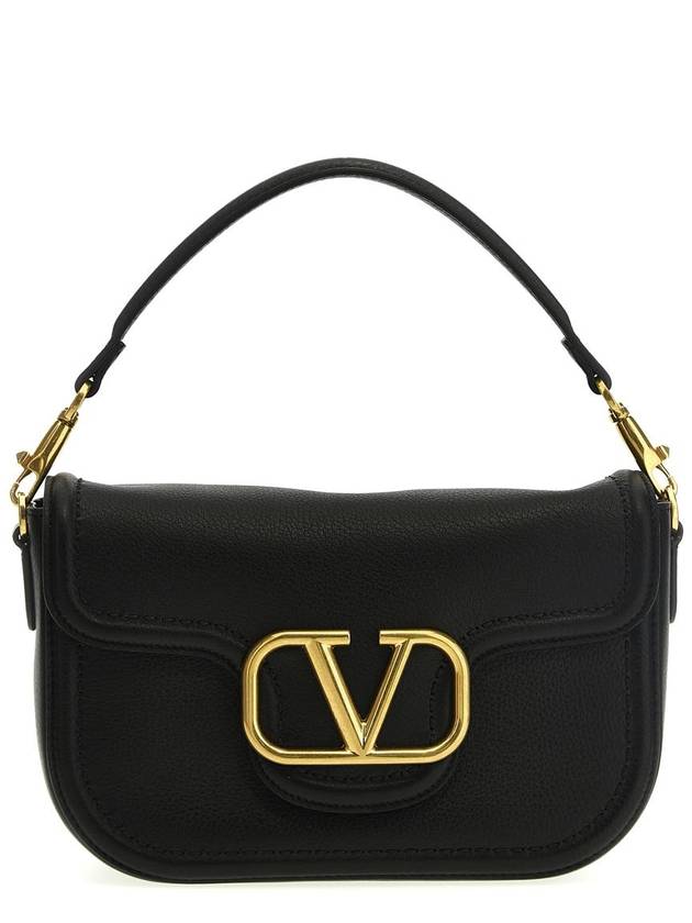 All Time Grained Calfskin Shoulder Bag Black - VALENTINO - BALAAN 2