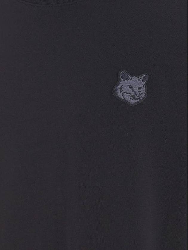 Bold Fox Head Patch Oversized Short Sleeve T-Shirt Black - MAISON KITSUNE - BALAAN 4