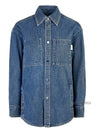 Men s Denim Back Logo Shirt M243SH17 983L - WOOYOUNGMI - BALAAN 2