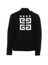 4G Star Logo Wool Bomber Jacket Black - GIVENCHY - BALAAN 3