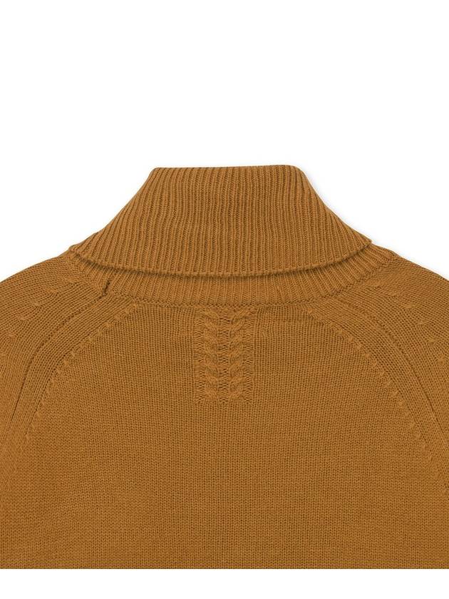 RAGLAN TURTLENECK KNIT CAMEL - ROLLING STUDIOS - BALAAN 7