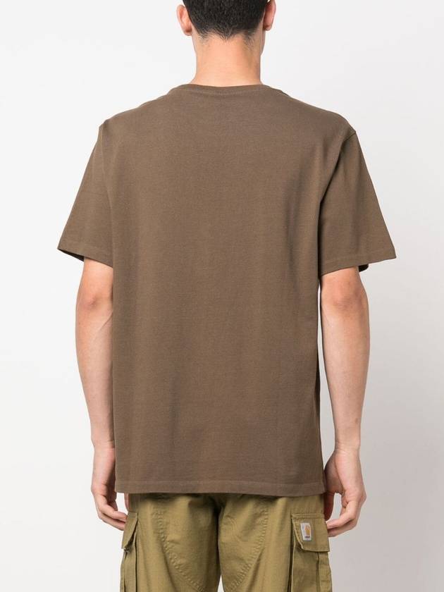 Campus Fox Relaxed Short Sleeve T-Shirt Khaki - MAISON KITSUNE - BALAAN 6