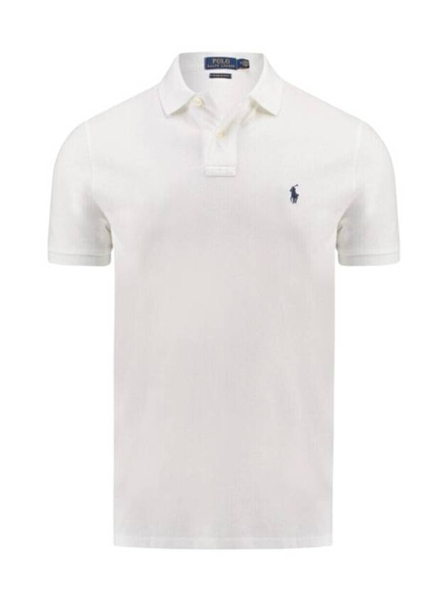 Men's Embroidered Logo PK Shirt White - POLO RALPH LAUREN - BALAAN 2