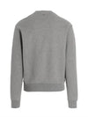 Small Heart Logo Sweatshirt Grey - AMI - BALAAN 3