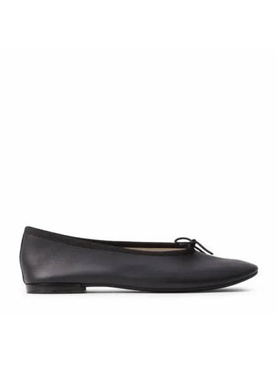 Lilouh Bow Detail Leather Flats Black - REPETTO - BALAAN 2