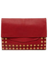 Rockstud Stud Clutch Stampa Alce GWB00711AVSF03 0RO Red - VALENTINO - BALAAN 1