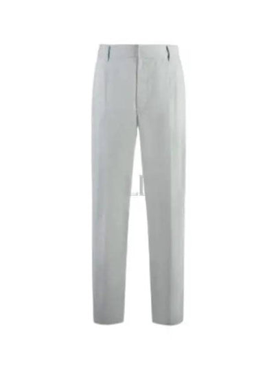 Cotton Silk Wide Leg Slacks Cloud - BOTTEGA VENETA - BALAAN 2