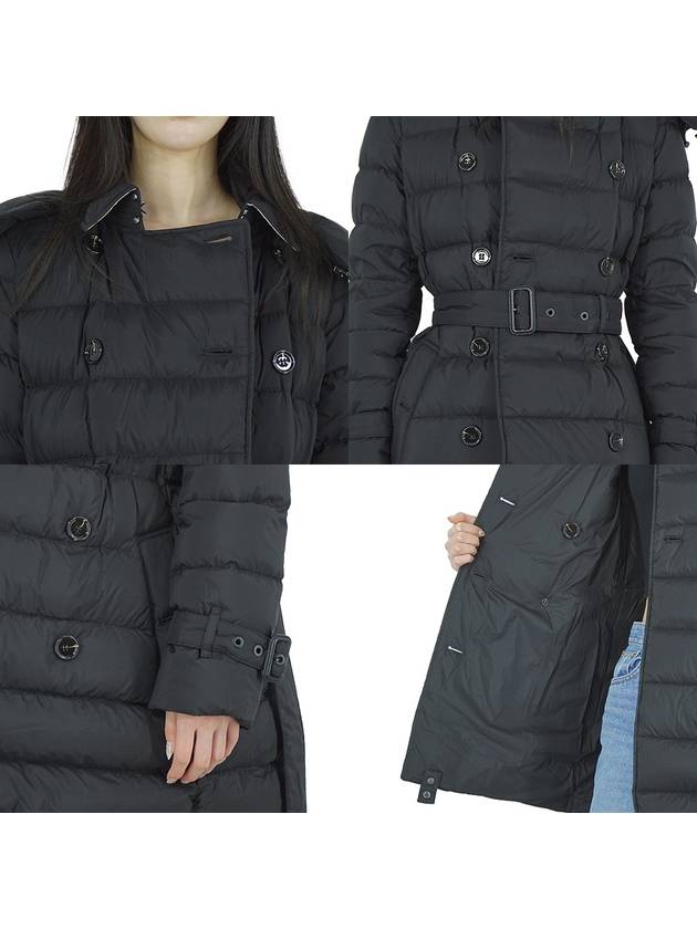 Detachable Hoodie Puffer Coat Padded Black - BURBERRY - BALAAN 9