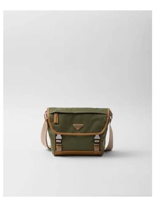 Re-Nylon Leather Shoulder Bag Military Caramel - PRADA - BALAAN 2