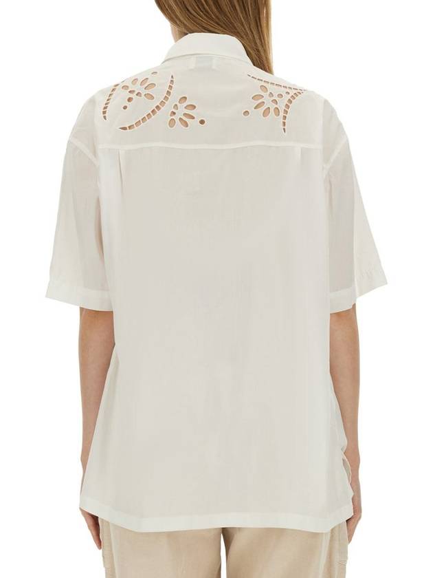 Shirt CH0067FCB2G06I 20WH White - ISABEL MARANT - BALAAN 4