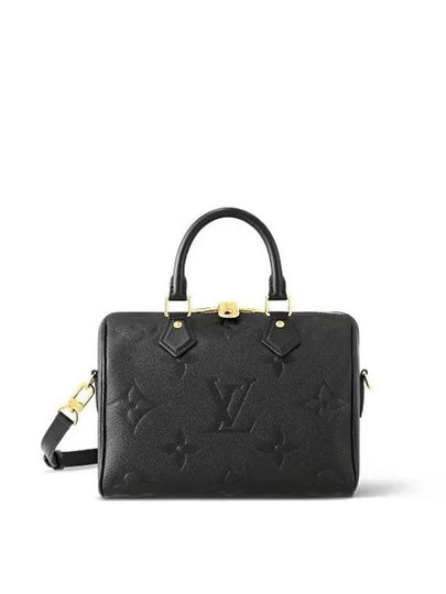 Speedy Bandouliere 25 Monogram Tote Bag Black - LOUIS VUITTON - BALAAN 2