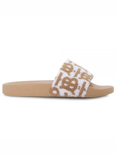 Women s Monogram Jacquard Slippers Beige 8056745 - BURBERRY - BALAAN 2