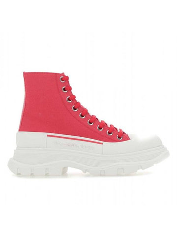 Tread Slick High Top Sneakers Fuchsia - ALEXANDER MCQUEEN - BALAAN 1