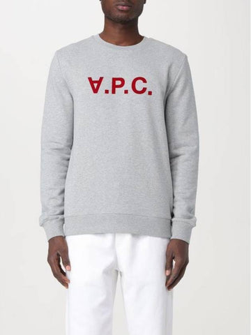 VPC Logo Crew Neck Sweatshirt Grey - A.P.C. - BALAAN 1