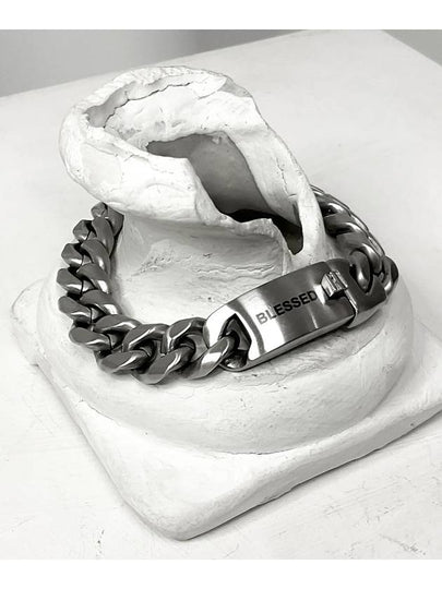 Steel Line Curb Chain Bracelet - BLESSED BULLET - BALAAN 2