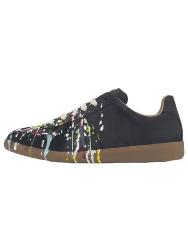 replica paint drop sneakers black - MAISON MARGIELA - BALAAN 1