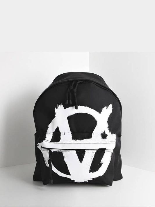 Anarchy Logo Mini Backpack Black - VETEMENTS - BALAAN.