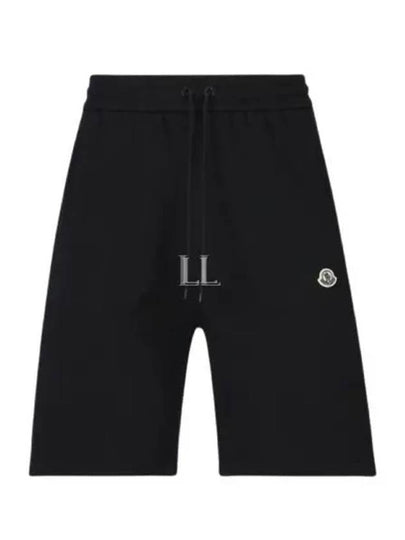 Jersey Bermuda Shorts Black - MONCLER - BALAAN 2