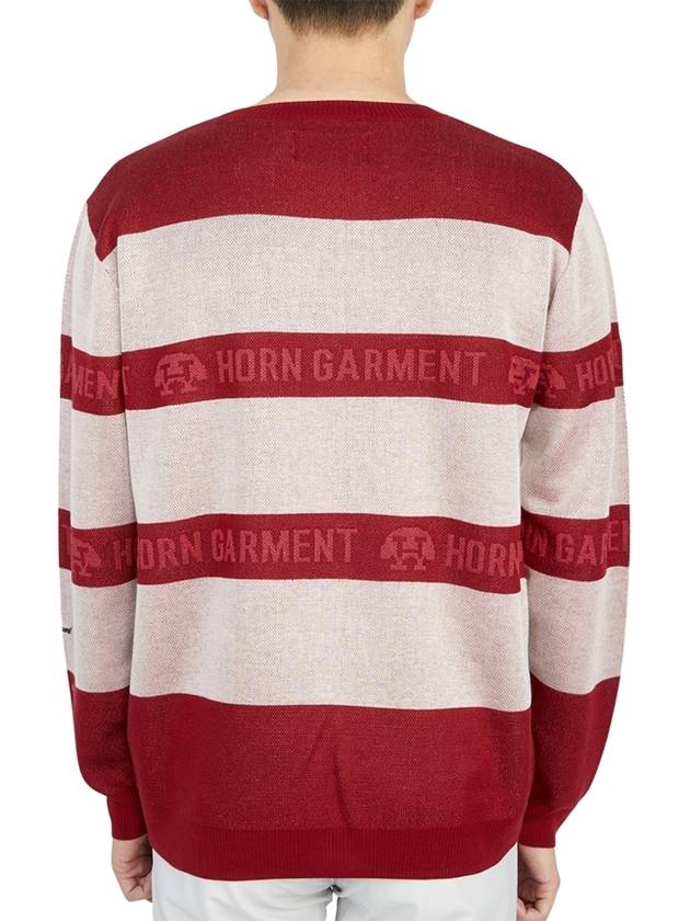 Golf Wear Knit HHM 2A AB52 RED - HORN GARMENT - BALAAN 4