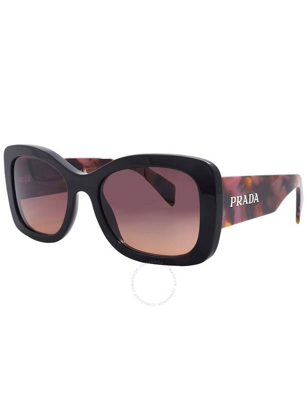 Prada Brown Gradient Butterfly Ladies Sunglasses PR A08S 12O50C 56 - PRADA - BALAAN 3