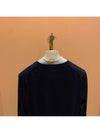 Wool Cashmere Knit Top Navy - BRUNELLO CUCINELLI - BALAAN 6