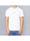 Tricromia Three Print Cotton Jersey T-Shirt White - STONE ISLAND - BALAAN 3