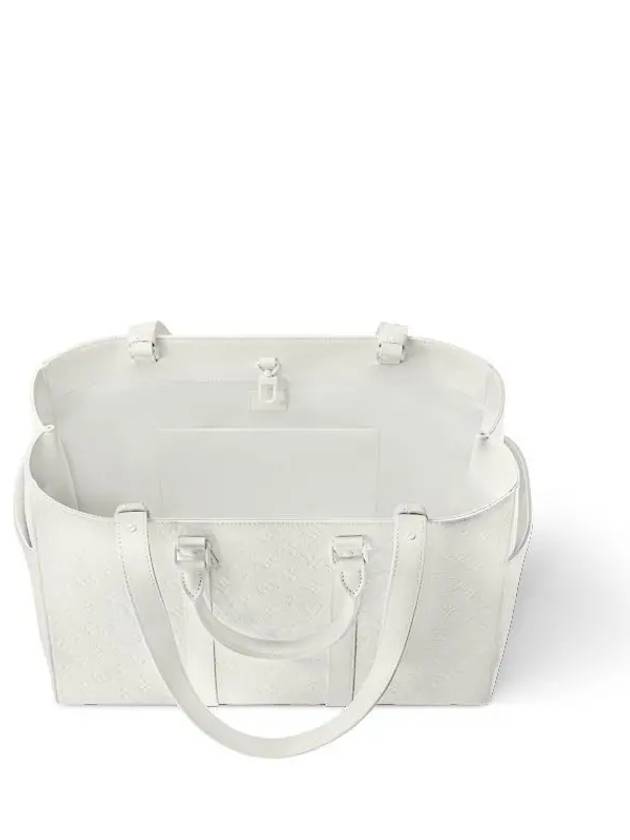 Sac Plat 24H Tote Bag White - LOUIS VUITTON - BALAAN 4