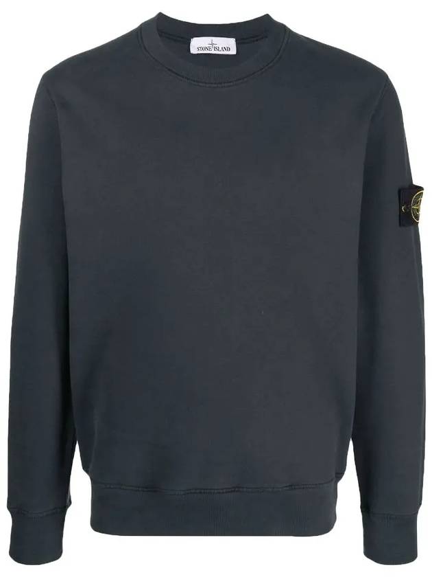 Wappen Patch Crewneck Sweatshirt Navy - STONE ISLAND - BALAAN 3