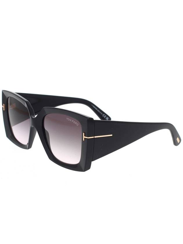 Eyewear Bold Square Sunglasses Black Purple - TOM FORD - BALAAN 3