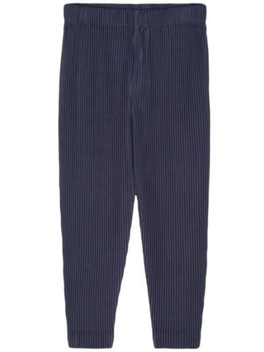 Pleated Tapered Straight Pants Blue - ISSEY MIYAKE - BALAAN 2