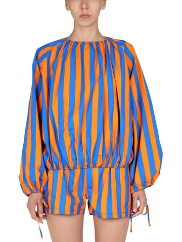 STRIPED PATTERN SHIRT - SUNNEI - BALAAN 1