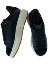 Suede Leather Low Top Sneakers Black - ALEXANDER MCQUEEN - BALAAN 6