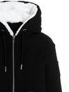 Classic Bunny 3 White Lining Zip Up Hoodie Black - MOOSE KNUCKLES - BALAAN 6