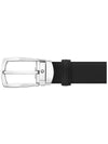 Pin Buckle 30mm Leather Belt Black - MONTBLANC - BALAAN 4